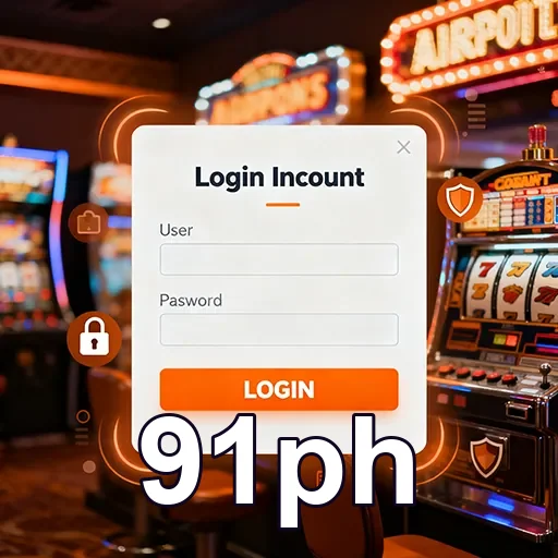 User accessing 91ph on mobile for secure gaming