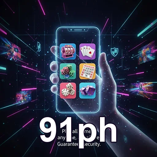 User enjoying seamless gaming on 91ph mobile app